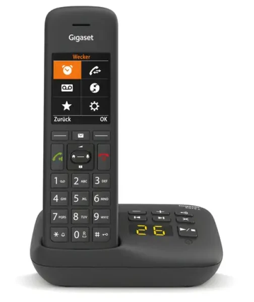 Gigaset C575A černá / Telefon se záznamníkem / DECT (S30852-H2927-B101)