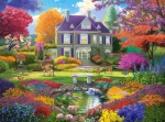 Castorland 300655 Puzzle Zahrada snů