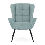 Křeslo ušák, modrá, látka, AK-H9206 BLUE2