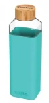 Quokka Skleněná láhev na vodu Storm teal 700 ml (Q40024)