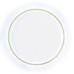 Zrcadlo se senzorem SAT 60x60 cm zlatá SATZLED60ZL SATZLED60ZL