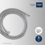 GROHE - Hadice Sprchová hadice VitalioFlex Metal Long-Life 1,5 m, chrom 27502001