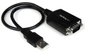 StarTech redukce USB na sériový port / Redukce / DB-9 / 0,42 m / černá (ICUSB2321X)