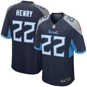 Nike Pánský dres Tennessee Titans NFL Derrick Henry #22 Game Football - Tmavě modrá Velikost: S