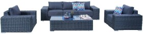 ROJA MIAMI souprava ratanová ANTRACIT