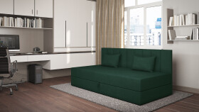 FRONTI Postel s úložným prostorem IVET 1 - zelená - Opera Deep Green