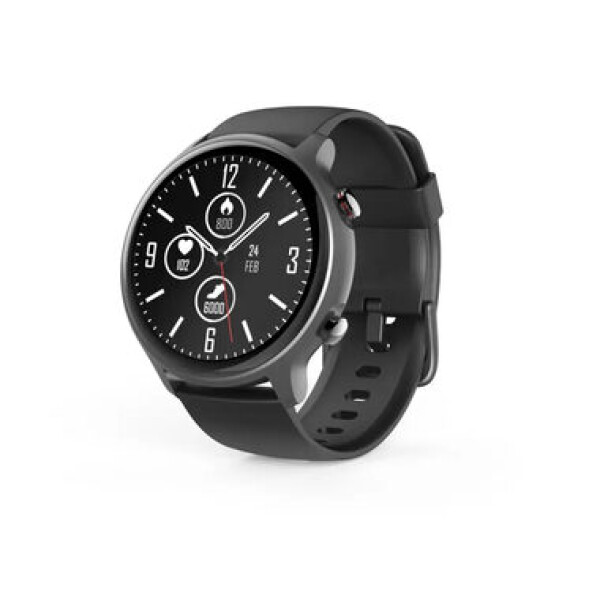 Hama 178610 Fit Watch 6910 černá / sportovní hodinky / 1.28" LCD / voděodolné / Bluetooth 5.0 / IP68 (178610-H)