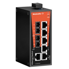 Weidmüller 1240920000 IE-SW-BL08T-6TX-2SC průmyslový ethernetový switch 100 MBit/s funkce PoE