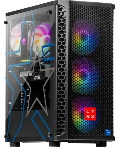LYNX eSuba Ultra (10463134) černá / Intel Core i5-14400F 3.5GHz / 32GB / 1TB SSD / RTX 5070 12GB / W11H (10463134)