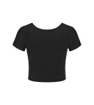 Dámský top ZERO Feel 2.0 Crop top BLACK černý 0004 SLOGGI BLACK