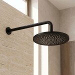 REA - Kulatá dešťová sprcha JS-021B Black REA-P0615