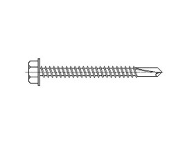 GEOMAT Šroub do železa (šestihranná hlava) TEX 4,8 × 50 mm