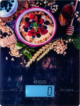 ECG KV 1021 Berries / kuchyňská váha / max. 10 kg / TARE / LCD displej / 2x AAA baterie (100000705006)