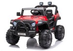 Mamido Dětské elektrické autíčko Jeep Target červené