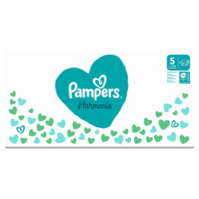 Pampers Harmonie Baby Dětské Plenky Velikost 5, 152 Plenek, 11kg-16kg