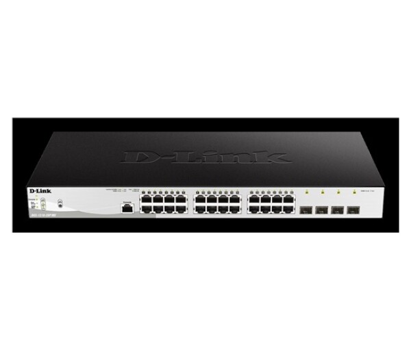 D-Link DGS-1210-28P/ME/E 24-Port 10/100/1000BASE-T PoE + 4-Port 1 Gbps SFP Metro Ethernet EDF_385555