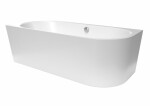 Volně stojící vana SAT Vision 170x75 cm akrylát levá SATVVI1700L SATVVI1700L