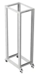 Lanberg Open Rack 42U šedá / Stojanový rozvaděč / 19" / Šířka 600 mm / Hloubka 1000 mm / nosnost 600 kg (OR01-6042-S)