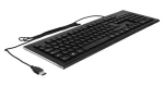 Delock Water-Drop černá / Klávesnice / Drátová USB / QWERTZ / Numerická klávesnice (12672)