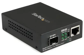 StarTech Mediakonvertor Ethernet na SFP černý / Open SFP slot / Gigabit Ethernet / 1x RJ-45 (MCM1110SFP)