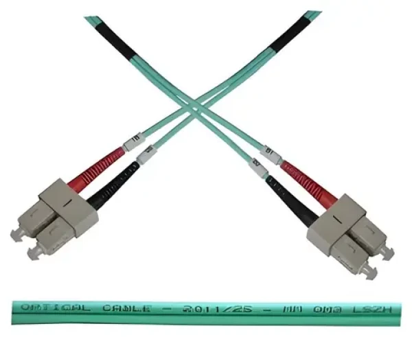 OPTIX SC-SC / Optický patch cord / 50/125 OM3 / Duplex / 1 m (859558981320)
