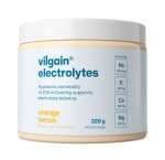 Vilgain Elektrolyty – pomeranč & citron bez stévie 320 g