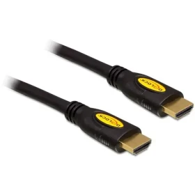 DeLock / HDMI kabel s Ethernetem / HDMI A - HDMI A / 1,5 m / 4K / pozlacené konektory (83738)