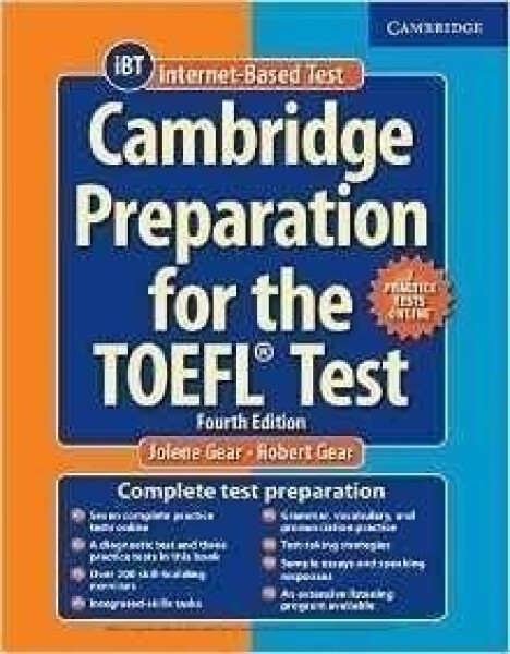 Cambridge Preparation for the TOEFL Test Book with CD-ROM - Jolene Gear