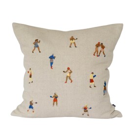 Fine Little Day Vyšívaný povlak na polštář Boxers 48 × 48 cm, multi barva