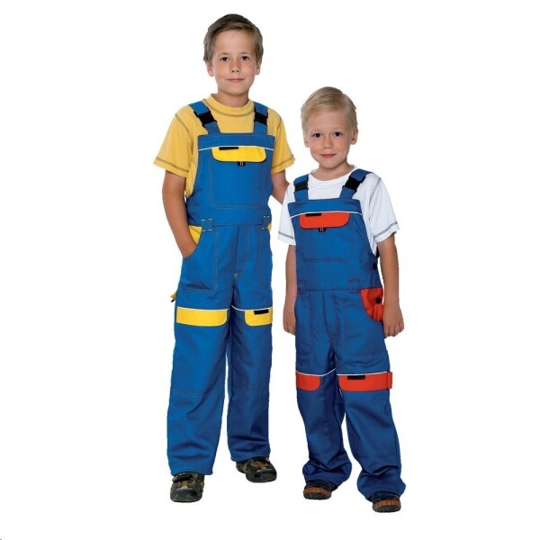 ARDON dětské montérkové kalhoty COOL TREND KIDS modro-žluté