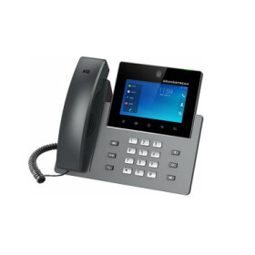 Grandstream GXV3350 / VoIP telefon / 1x SIP účet / 5" dotykové LCD / 2x 1Gbps / HDMI / Bluetooth / USB / Android 7.0 (GXV3350)