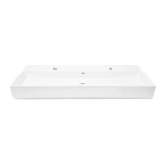 Umyvadlo SAT Infinitio 121,4x46,9 cm dva otvory pro baterii SATINF12046 SATINF12046