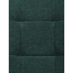 Židle jídelní, zelená látka, černý kov