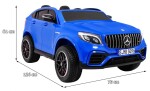Mamido Elektrické autíčko Mercedes GLC 63S 4x4 MP4 dvoumístné modré
