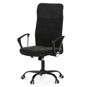 Kancelářská židle, houpací mechanismus, černá látka, KA-W3109 BK