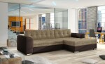 Sedací souprava Conforti Provedení: Pravá varianta, látka: Sawana 05 dark grey