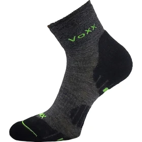 VOXX Ponožky dětské zimní vlněné IRIZARIK II se stříbrem TMAVĚ ŠEDÁ 35-38 127524