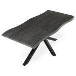 Jídelní stůl 180x90cm, mdf, šedý dub, HT-F4618 GREY