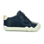 Geox Steppieup Wax.Lea Navy/White celoroční