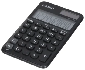 Casio SL-310UC černá / Kalkulačka / Kapesní / 10místný displej / Solární + baterie (SL-310UC-BK BOX)
