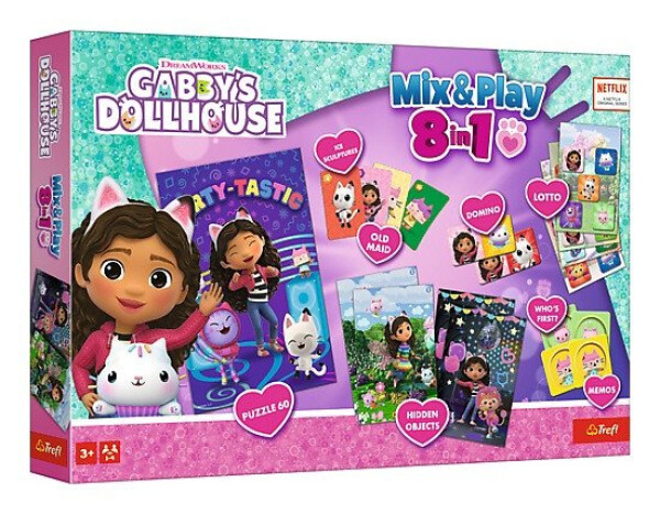 Soubor her Mix & Play 8v1 Gábinin kouzelný domek