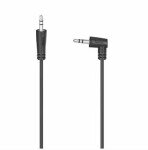 Hama 205285 audio kabel jack - jack 90 st. 0.5 m černá (205285-H)