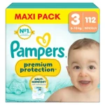 Pampers Premium Protection Midi 6-10 kg (112 ks) / plenkové kalhotky / velikost 3 (6-10 kg) (8700216664585)