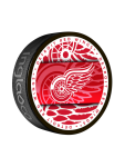 Inglasco / Sherwood Puk Detroit Red Wings Medallion Souvenir Collector Puck