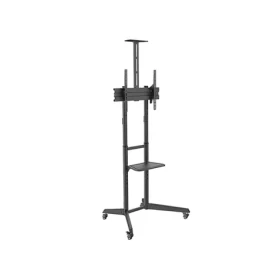 Brateck T1040T černá / Pojízdný stojan pro TV 37"-70" / nosnost 50kg / 2 police (BRT1040T)