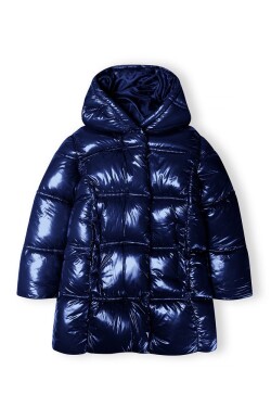 Kabát dívčí prošívaný Puffa, Minoti, 16coat 7, modrá - 104/110 | 4/5let