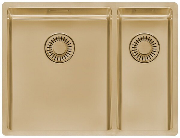Nerezový dřez Reginox New York 34x40+18x40, R39229, Gold / zlatý R39229