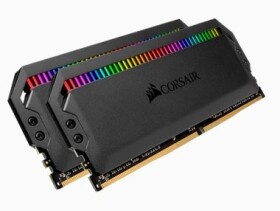 Corsair DOMINATOR PLATINUM RGB 16GB černá / 2x8GB / DDR4 / 3200MHz / PC4-25600 / CL16-18-18-36 / 1.35V / XMP2.0 (CMT16GX4M2C3200C16)