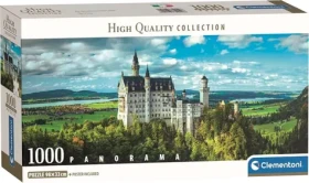 CLEMENTONI Panoramatické puzzle Zámek Neuschwanstein