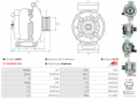 Alternátor FORD MONDEO III Mk3 1.8 2.0 - 115A